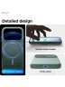 Elago для iPhone 17 Pro чехол Magnetic Silicone Midnight Green (MagSafe)