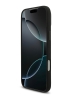Karl Lagerfeld для iPhone 17 Pro чехол Liquid silicone NFT Karl & Choup Metal pin & Camera Hard Black