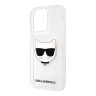 Чехол Karl Lagerfeld Choupette Hard для iPhone 13 Pro, прозрачный