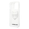 Чехол Karl Lagerfeld Choupette Hard для iPhone 13 Pro, прозрачный
