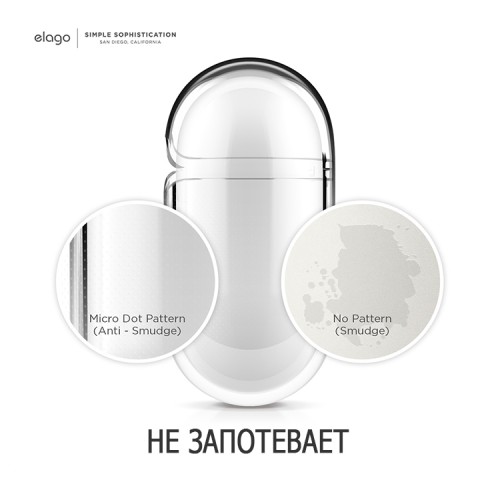 Чехол Elago Clear Hang case для AirPods 3 (2021), прозрачный
