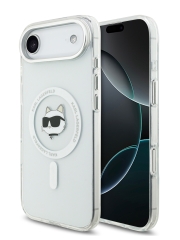 Karl Lagerfeld для iPhone Air чехол IML NFT Choupette Head Metal camera Hard White (MagSafe)