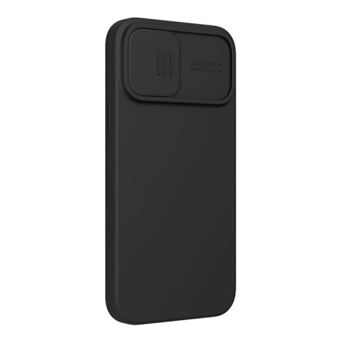 Чехол Nillkin CamShield Silky Silicone для iPhone 13 Pro Max, черный
