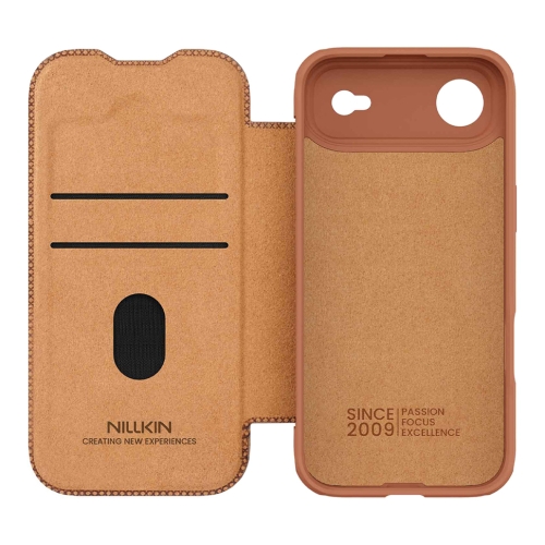 Nillkin для iPhone Air чехол QIN Pro Booktype Brown