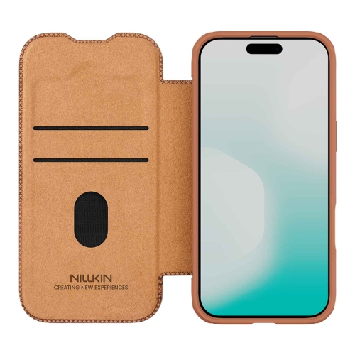 Nillkin для iPhone Air чехол QIN Pro Booktype Brown