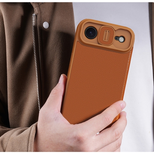 Nillkin для iPhone Air чехол QIN Pro Booktype Brown