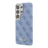 Guess для Galaxy S26 Ultra чехол PU 4G Script metal logo & Camera Hard Blue (MagSafe)