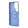 Guess для Galaxy S26 Ultra чехол PU 4G Script metal logo & Camera Hard Blue (MagSafe)