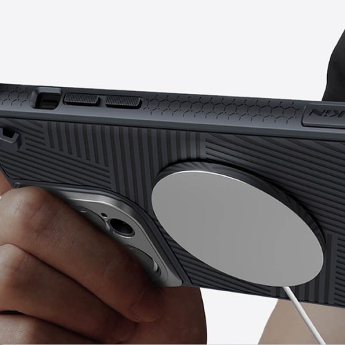 Чехол Nillkin Strap Magnetic для iPhone 14 Pro Max, синий (magsafe)