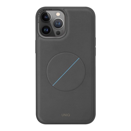 Чехол подставка Uniq NOVO with magnetic grip для iPhone 14 Pro, серый