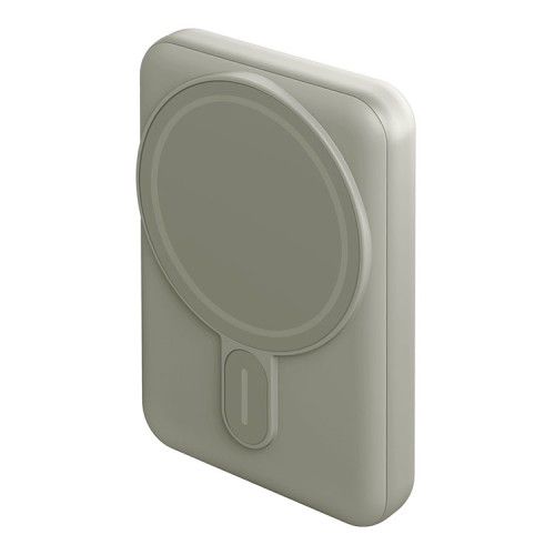 EnergEA АКБ MagPac MINI, 10000W Magnetic wireless 15W USB-C 20W ultra-slim with stand Sage