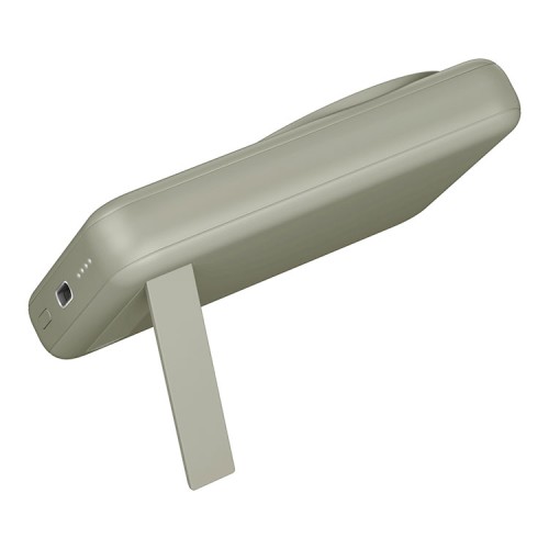 EnergEA АКБ MagPac MINI, 10000W Magnetic wireless 15W USB-C 20W ultra-slim with stand Sage