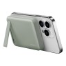 EnergEA АКБ MagPac MINI, 10000W Magnetic wireless 15W USB-C 20W ultra-slim with stand Sage
