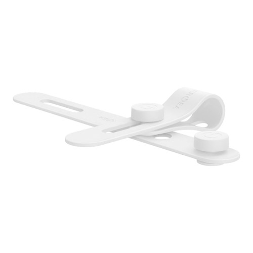 EnergEA Кабель FLOW USB-C to USB-C PD240W 5A Nanoweave Magnetic tie White (1.5 метра)