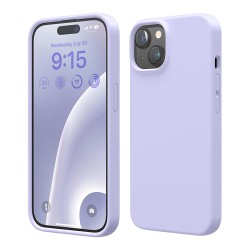 Elago для iPhone 15 чехол Soft silicone (Liquid) Purple