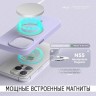 Elago для iPhone 15 Pro Max чехол Soft silicone (Liquid) Purple (MagSafe)