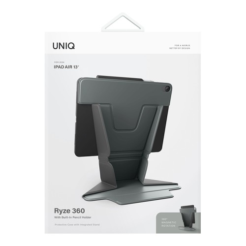 Uniq для iPad Air 13 (2024/25) чехол Ryze 360 Light Lichen Green