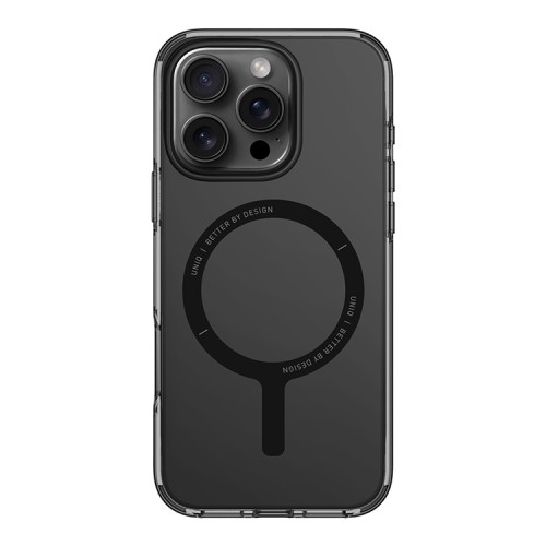 Uniq для iPhone 16 Pro чехол Clario Smoke (MagSafe)