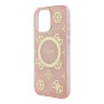Guess для iPhone 16 Pro Max чехол PC/TPU 4G Peony Pink (MagSafe)