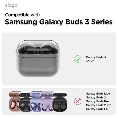 Elago для Galaxy Buds 3/3 Pro чехол Armor Silicone Hang case Stone