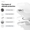 Elago для iPhone 16 Pro Max чехол Soft silicone (Liquid) White (MagSafe)