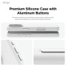 Elago для iPhone 16 Pro Max чехол Soft silicone (Liquid) White (MagSafe)
