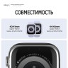 Elago для Apple Watch 40/41 mm чехол DUO case Clear/Purple