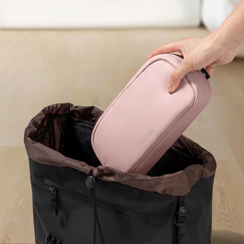 Tomtoc Travel сумка для аксессуаров Light-T12 Electronic Accessory Pouch S 1L Pink