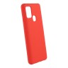 Чехол NewLevel Liquid Silicone Hard для Galaxy A21s, красный