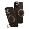 Uniq для iPhone 16 Pro чехол KEVA AIR Kevlar + GripFit Premium Mount Brown (MagSafe)