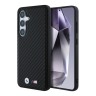 BMW для Galaxy S25+ чехол M-Collection PU Carbon Metal logo Hard Black (MagSafe)