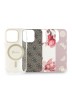 Guess для iPhone 16 Pro чехол PC/TPU Interchangable Backgrounds and Camera Stand Hard V3