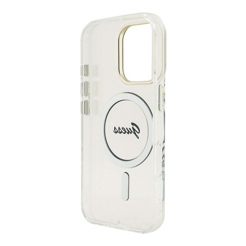 Guess для iPhone 16 Pro чехол PC/TPU Interchangable Backgrounds and Camera Stand Hard V3