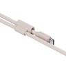 Energea Кабель +Ремешок Lasso 2in1 USB-C to USB-C cable PD240W 5A +Crossbody phone strap 1.5m Sand