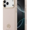 Guess для iPhone 17 Pro Max чехол PU Grained 4G Diamond metal logo Gold camera Hard Pink (MagSafe)