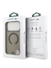 Lacoste для iPhone 17 Pro чехол IML Croc logo Hard Transparent Black (MagSafe)