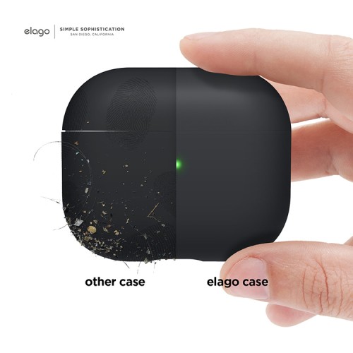 Чехол Elago Liquid silicone для AirPods 3 (2021), черный