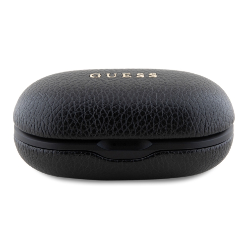 Guess Наушники TWS Bluetooth PU Grained leather with Classic Metal logo ENC Black