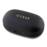 Guess Наушники TWS Bluetooth PU Grained leather with Classic Metal logo ENC Black