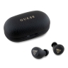 Guess Наушники TWS Bluetooth PU Grained leather with Classic Metal logo ENC Black