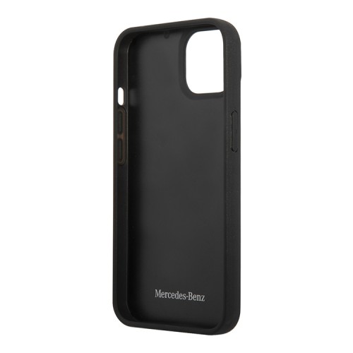 Карбоновый чехол Mercedes Dynamic Real Carbon Hard для iPhone 13, черный