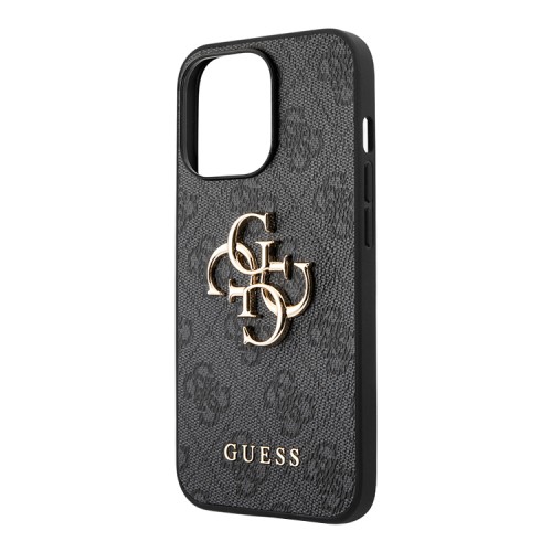 Чехол Guess 4G Big metal logo Hard для iPhone 13 Pro Max, серый