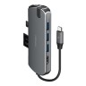 USB-концентратор EnergEA AluHUB HD PRO 8-in-1 Superspeed Aluminium USB-C 3.1, Gunmetal