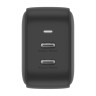 Сетевое зарядное EnergEA Travelite Gan45, 2USB-C PD/PPS 45W