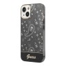 Чехол Guess Paisley w Electroplated camera Hard для iPhone 14 Plus, черный