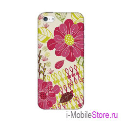 Чехол Artske Flower Uniqcase для iPhone 5/5s