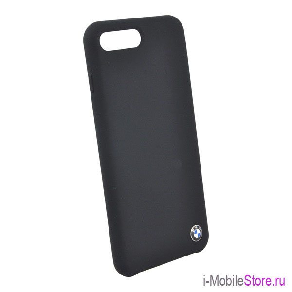 Чехол BMW Signature Liquid silicone для iPhone 7 Plus/8 Plus, черный