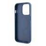 Чехол Guess PU 4G Stripes Hard для iPhone 13 Pro Max, голубой (MagSafe)