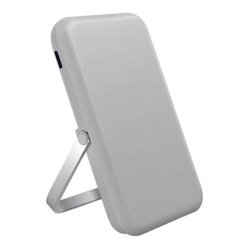 Uniq АКБ HOVEO 5000W Magnetic wireless 15W USB-C PD 20W with stand Chalk Grey