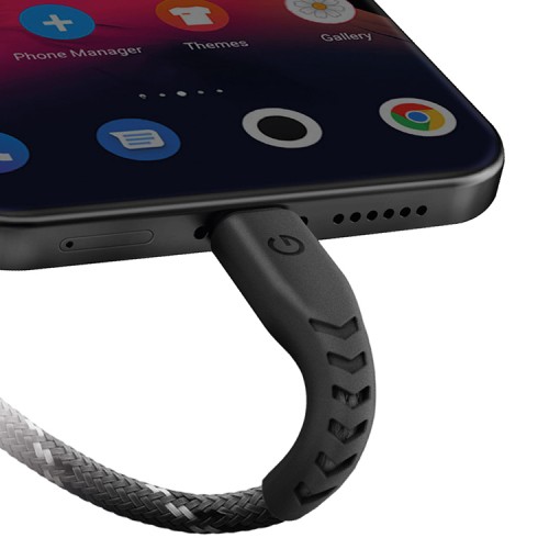 EnergEA Кабель NyloFlex USB-C to USB-C 480Mbps 5A Black (30 см)